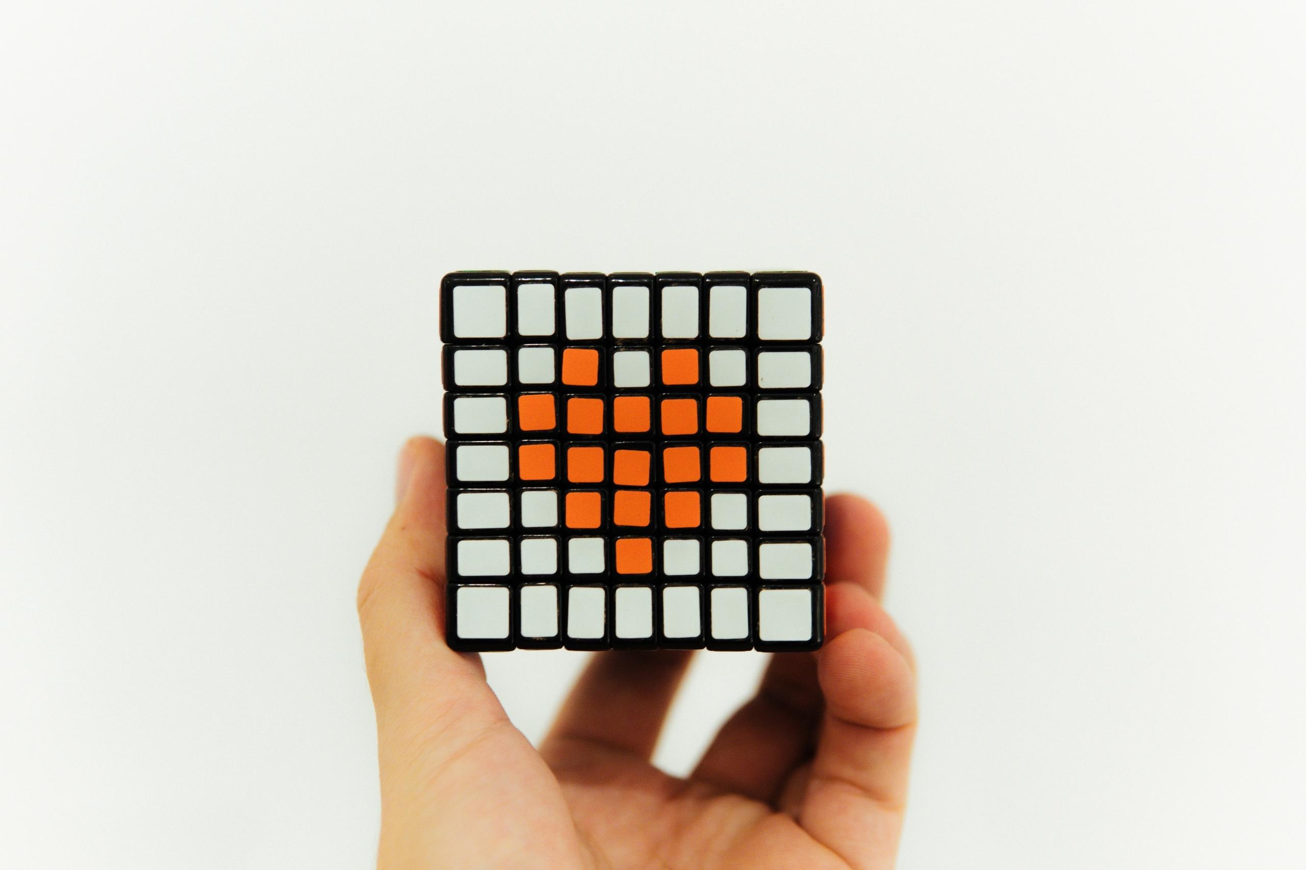 One side of the Rubik's cube