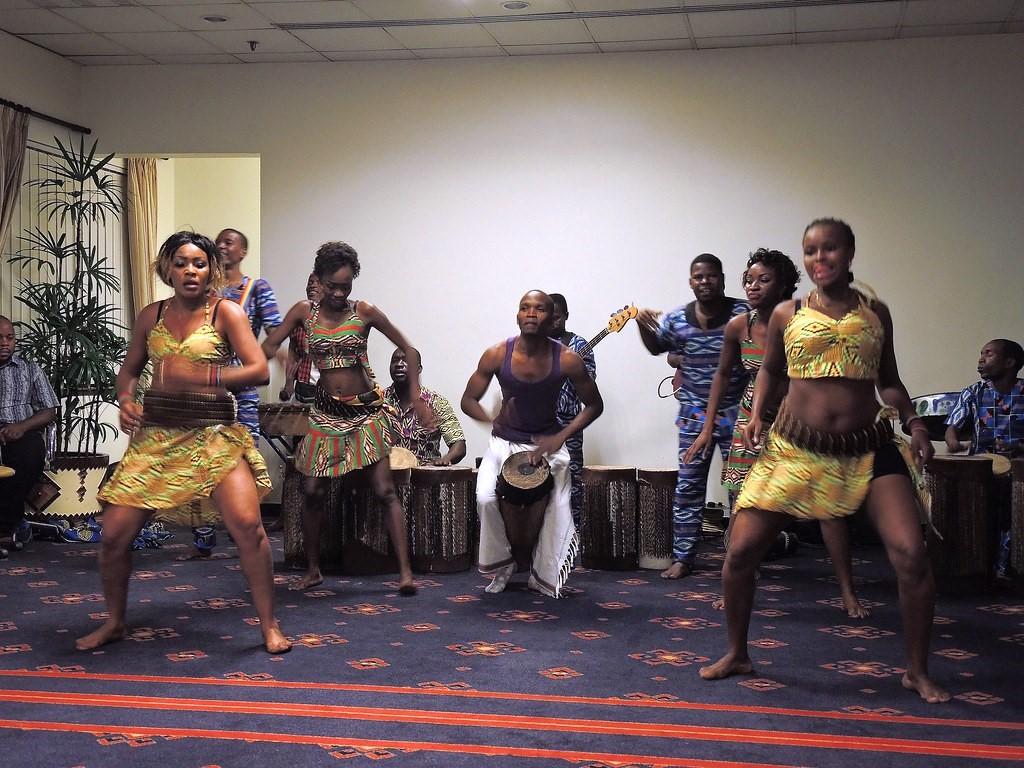 A private tutor giving an online lesson on African dances and their styles