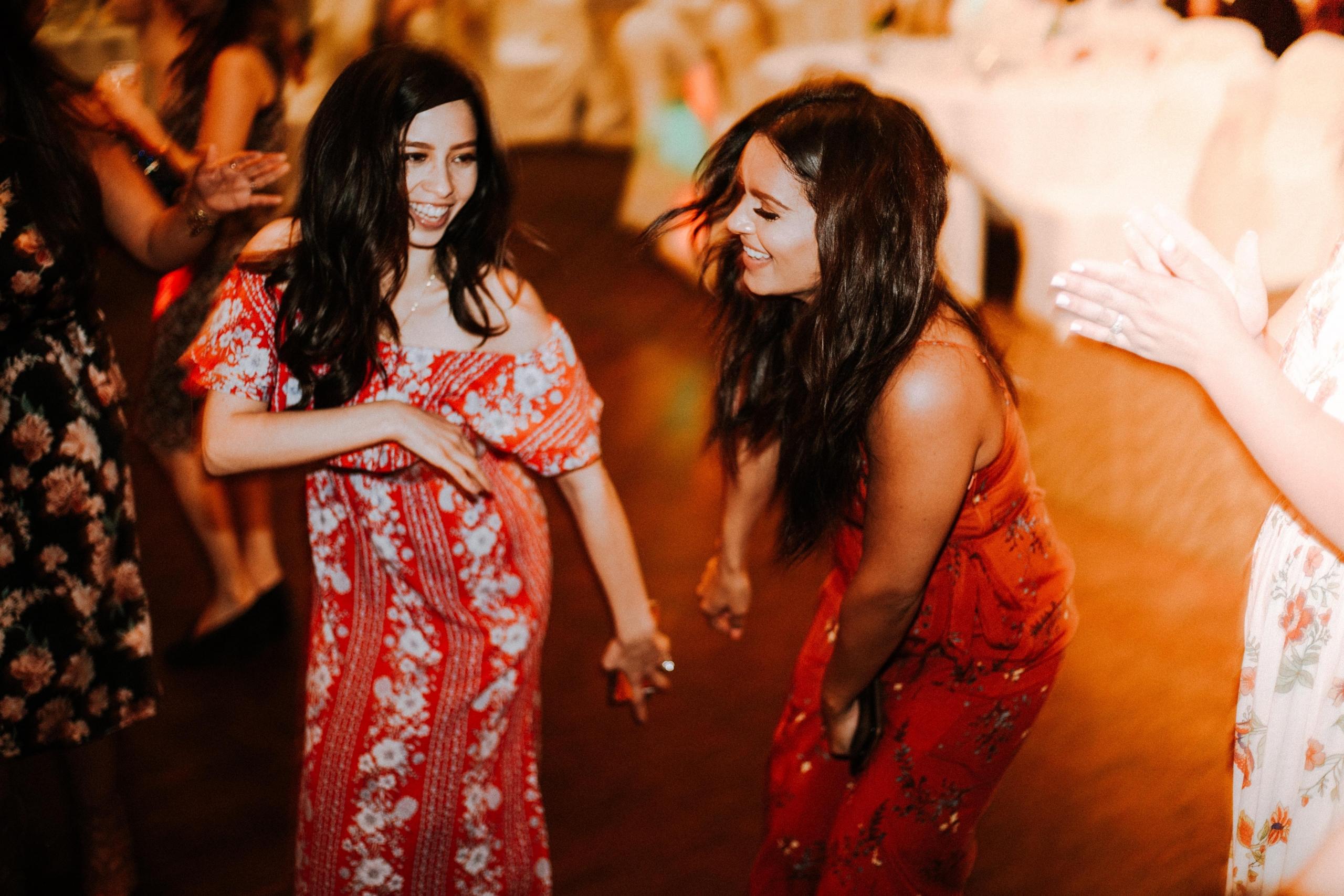 Dancing salsa with a friend