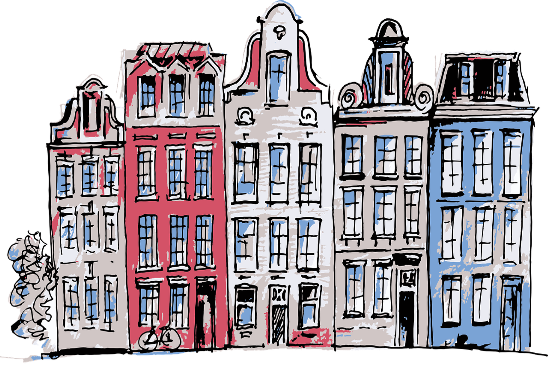 Professional architects draw a rough sketch of the site before designing it on AutoCAD