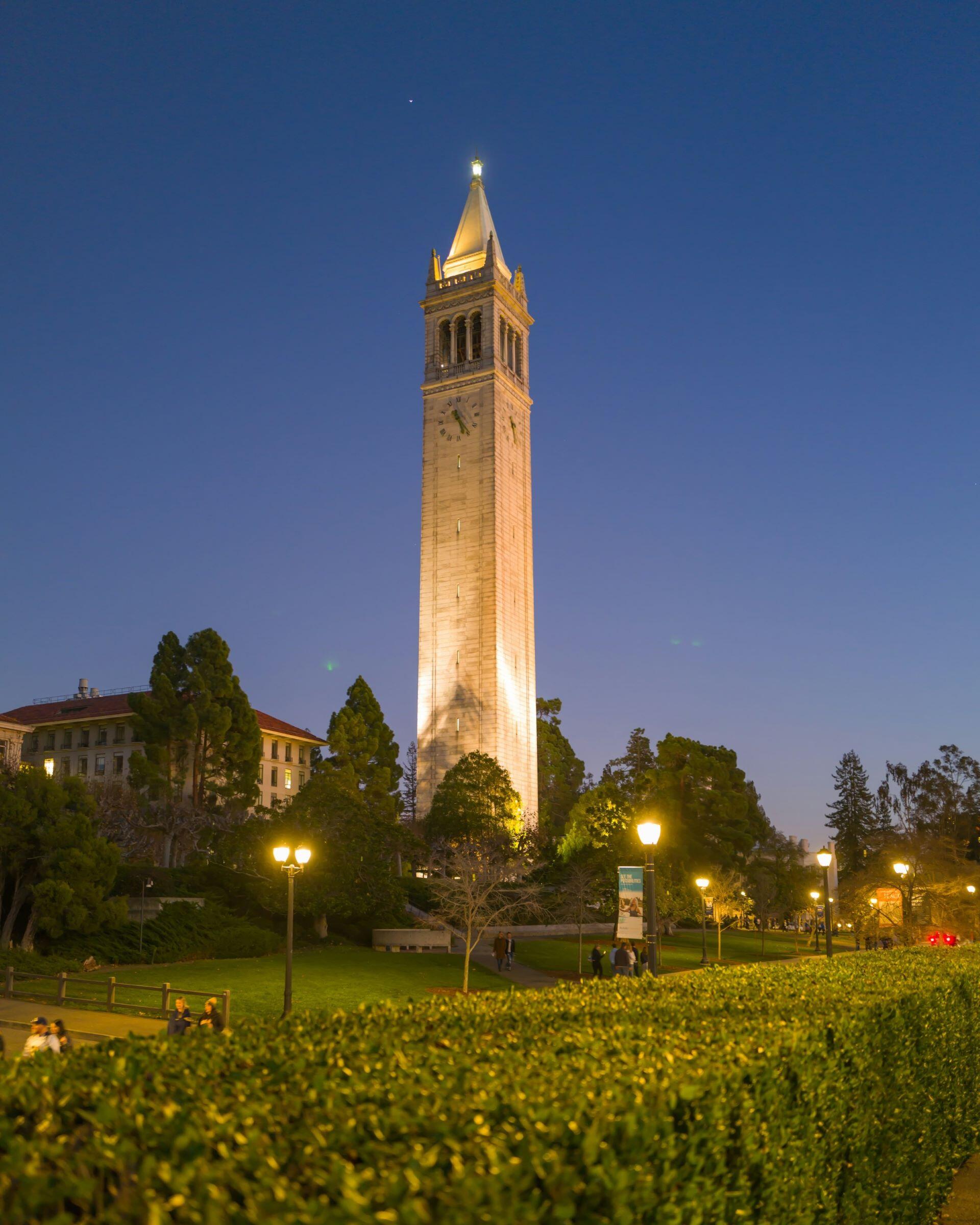 Sather Tower on the UC Berkeley campus