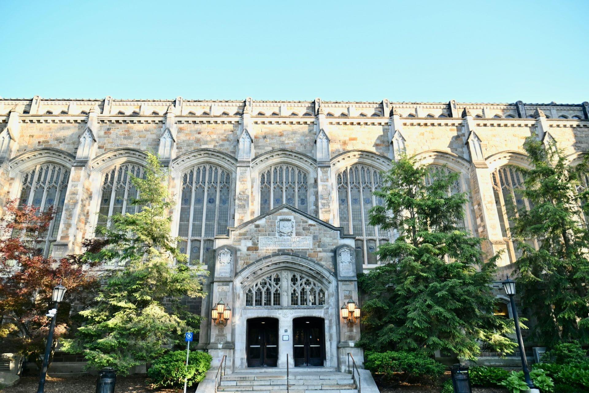 Gothic academic building at the University of Michigan–Ann Arbor
