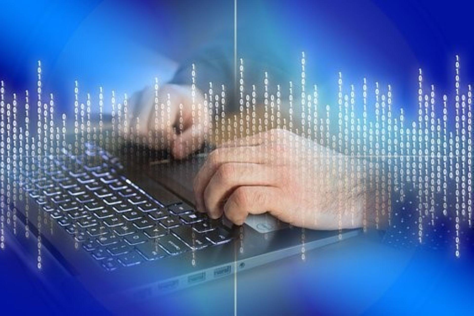 A data scientist using a programming language.