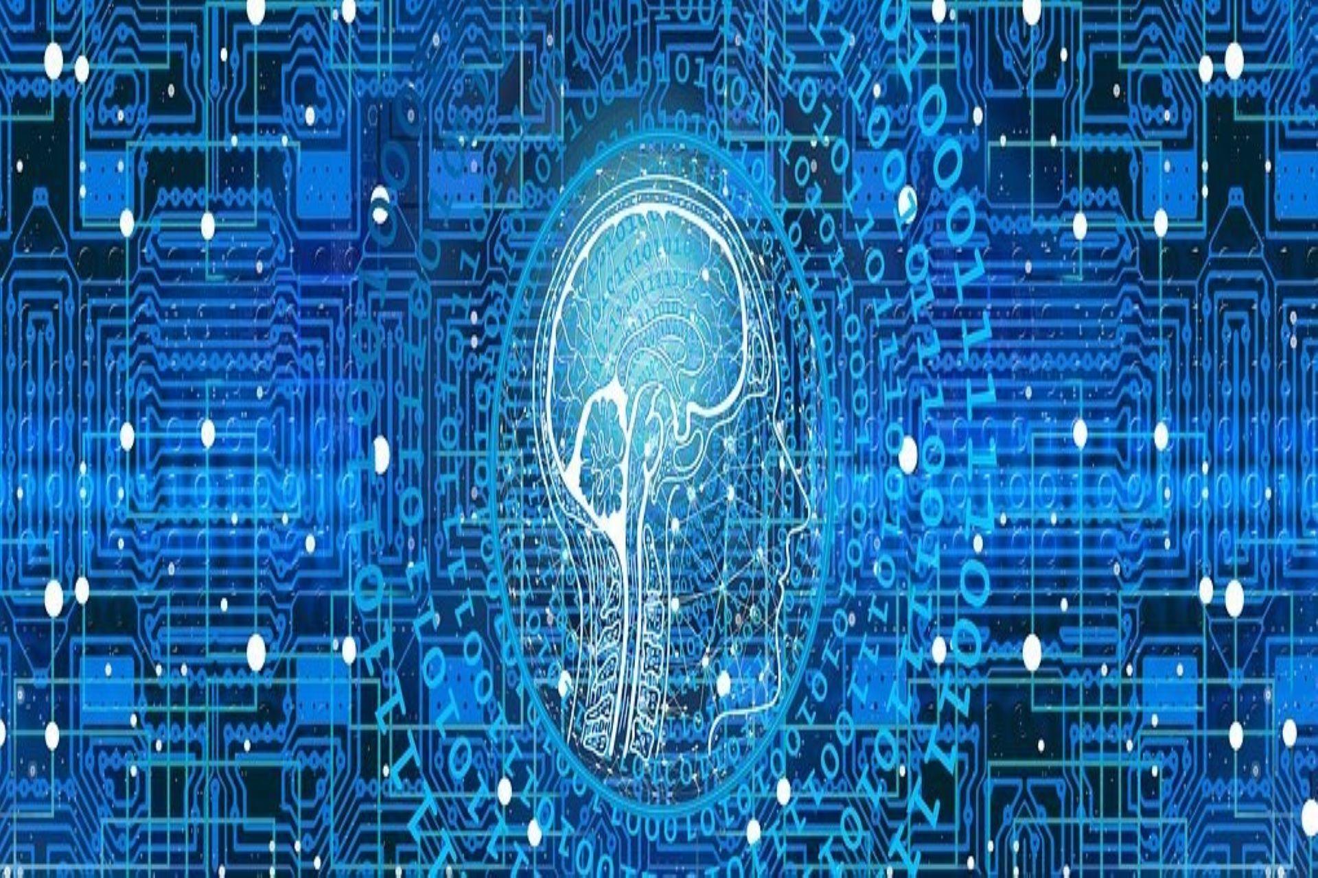A screen showing artificial intelligence operations
