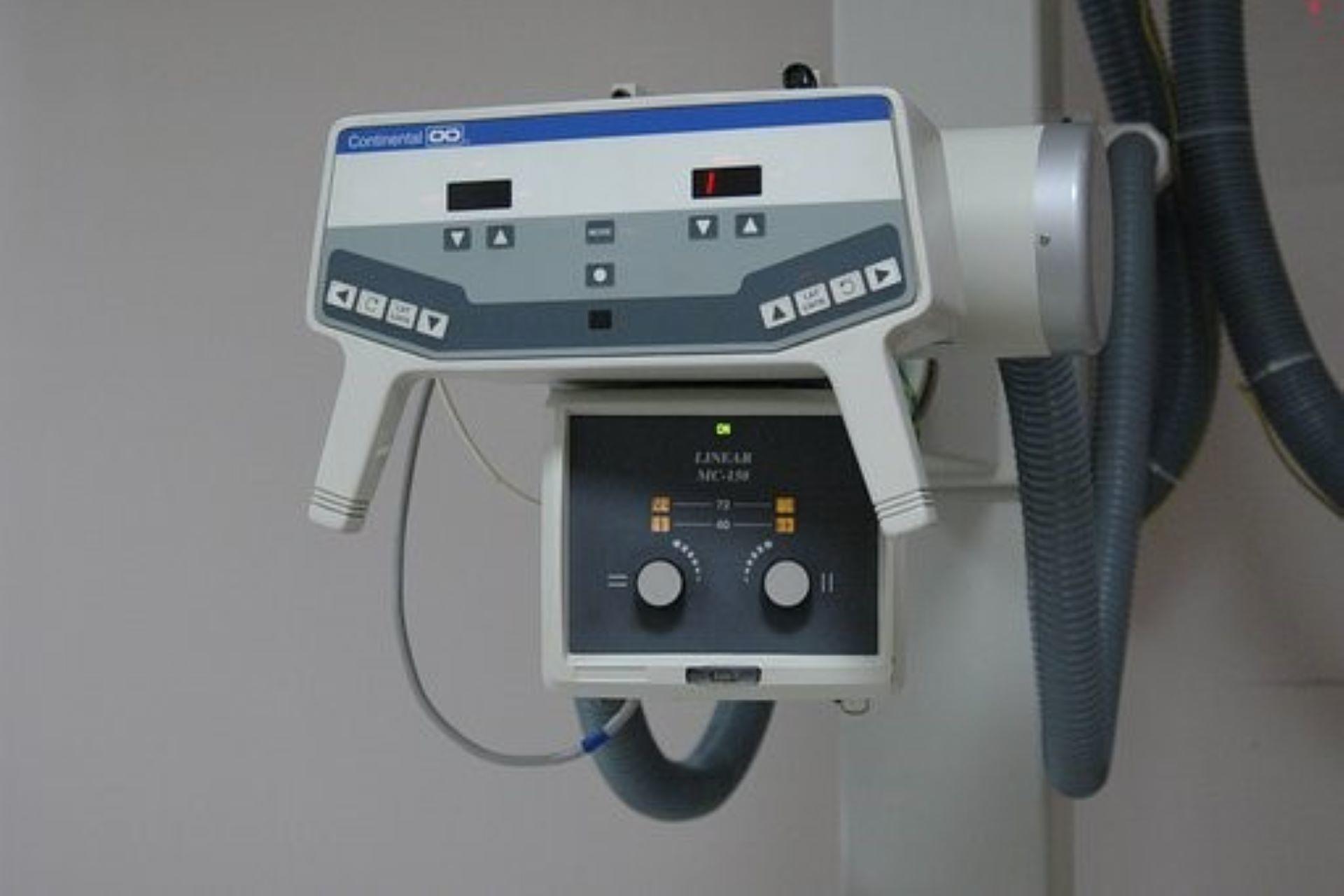 A display of an X-ray machine.