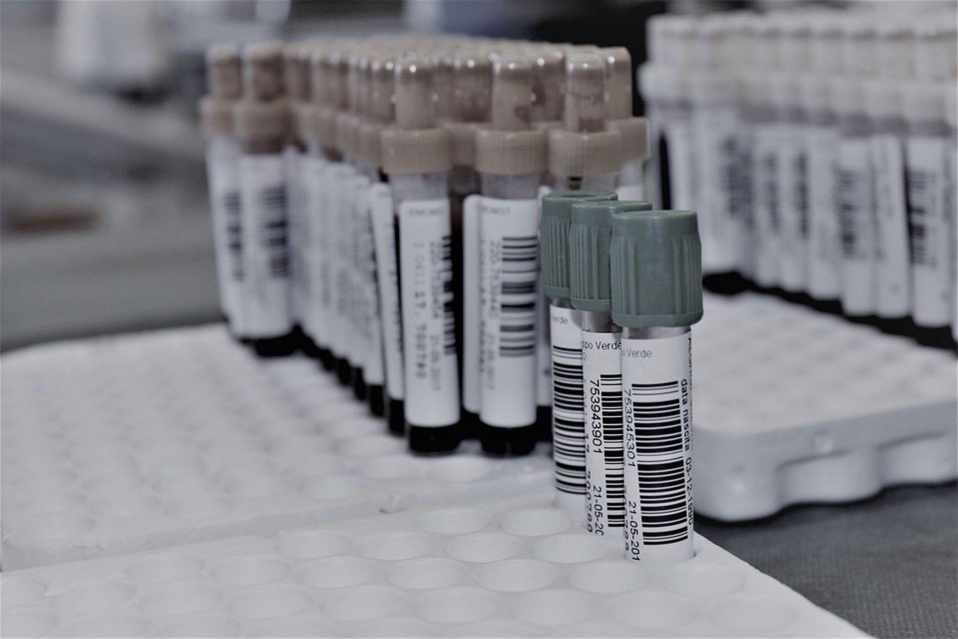 Several medications placed in a lab.