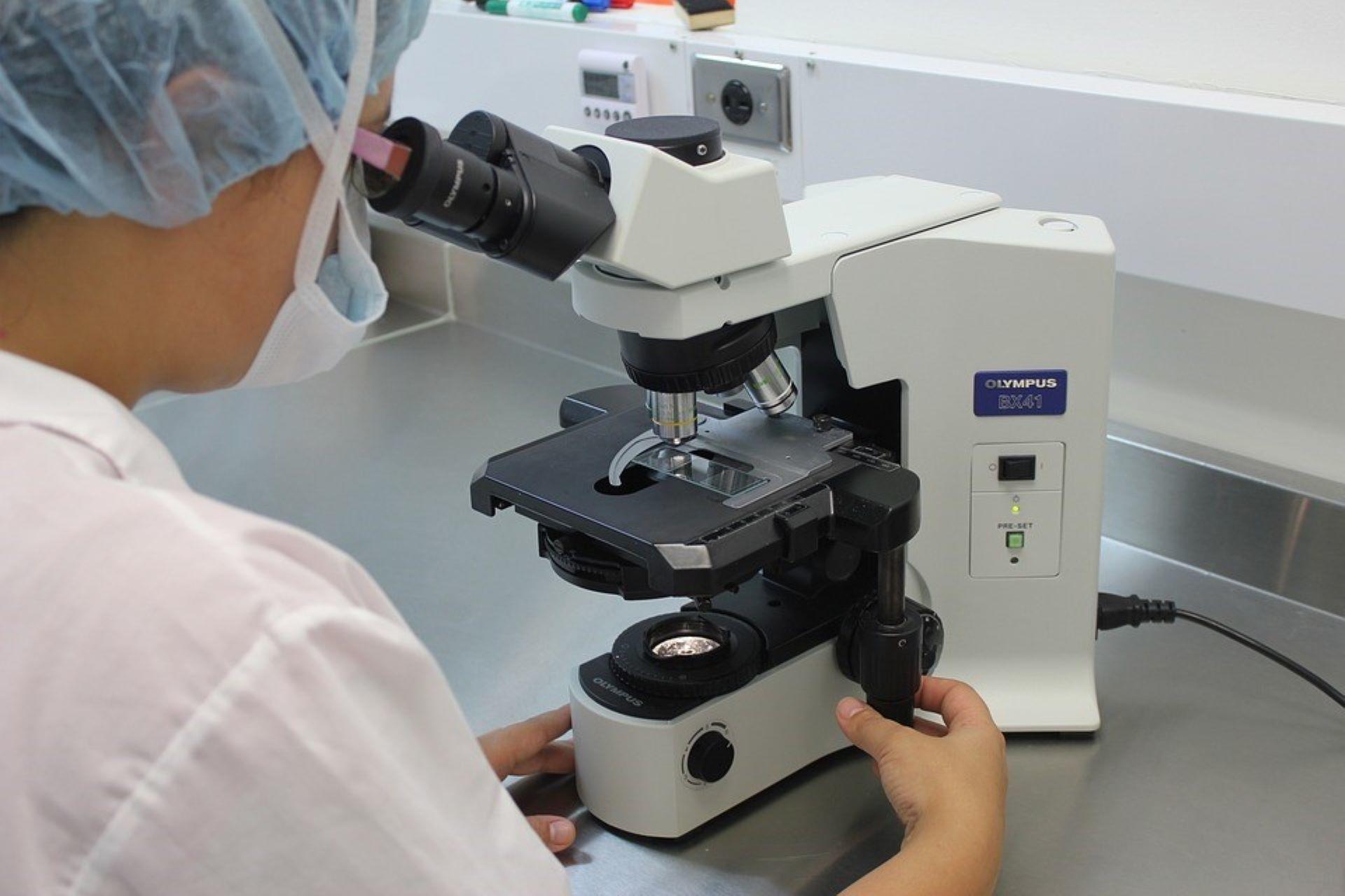 A pharmacist experimenting on medical drugs
