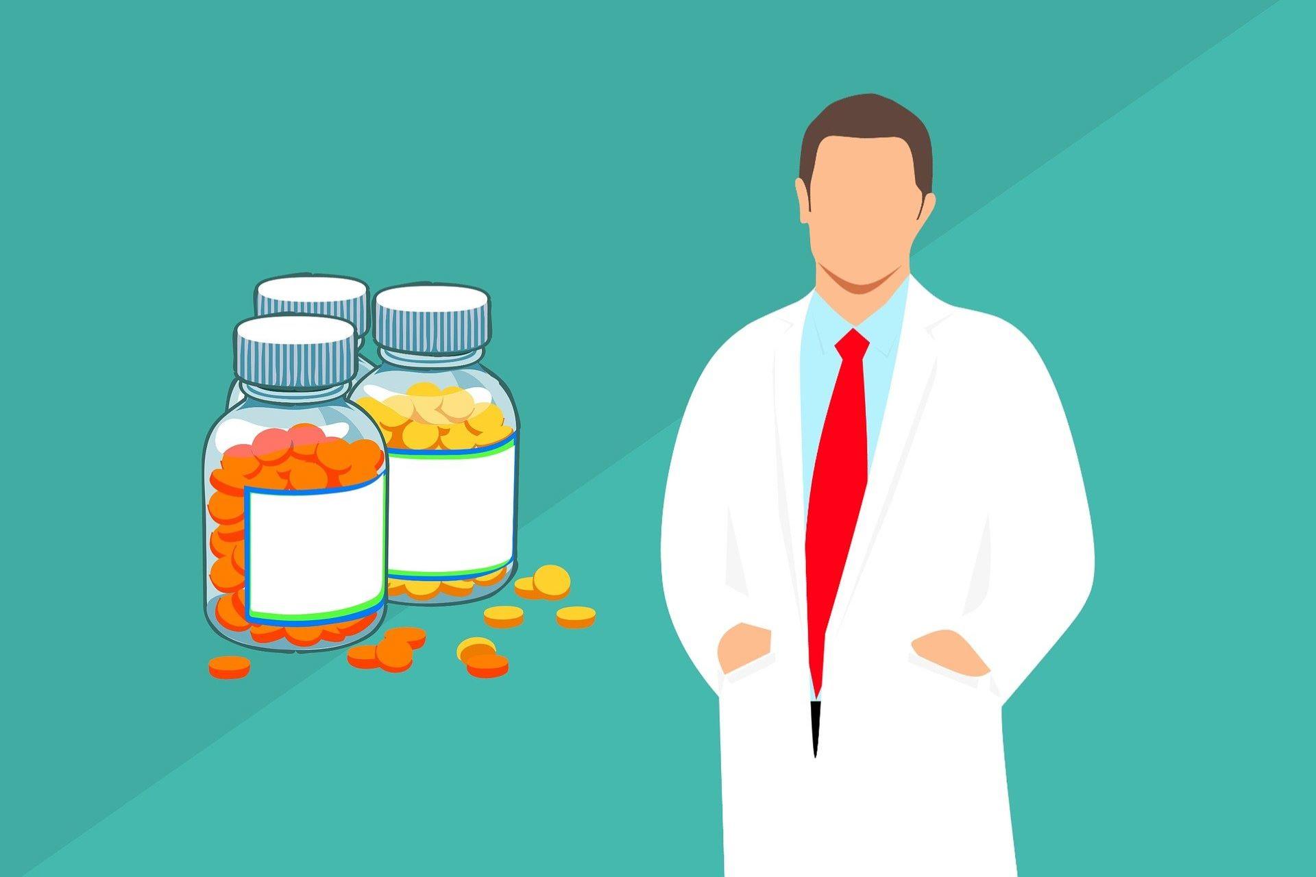 A pharmacist and medication