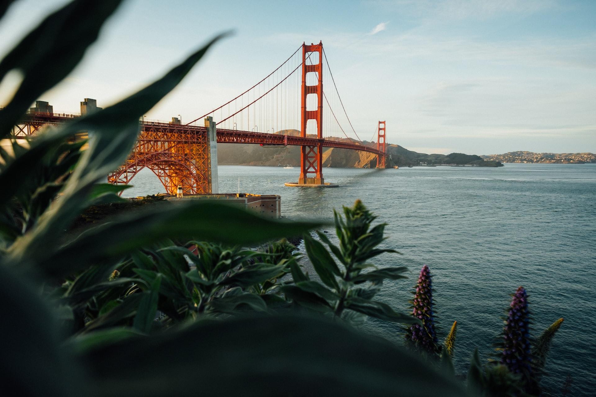 View of the Golden Gate Bridge, San Francisco