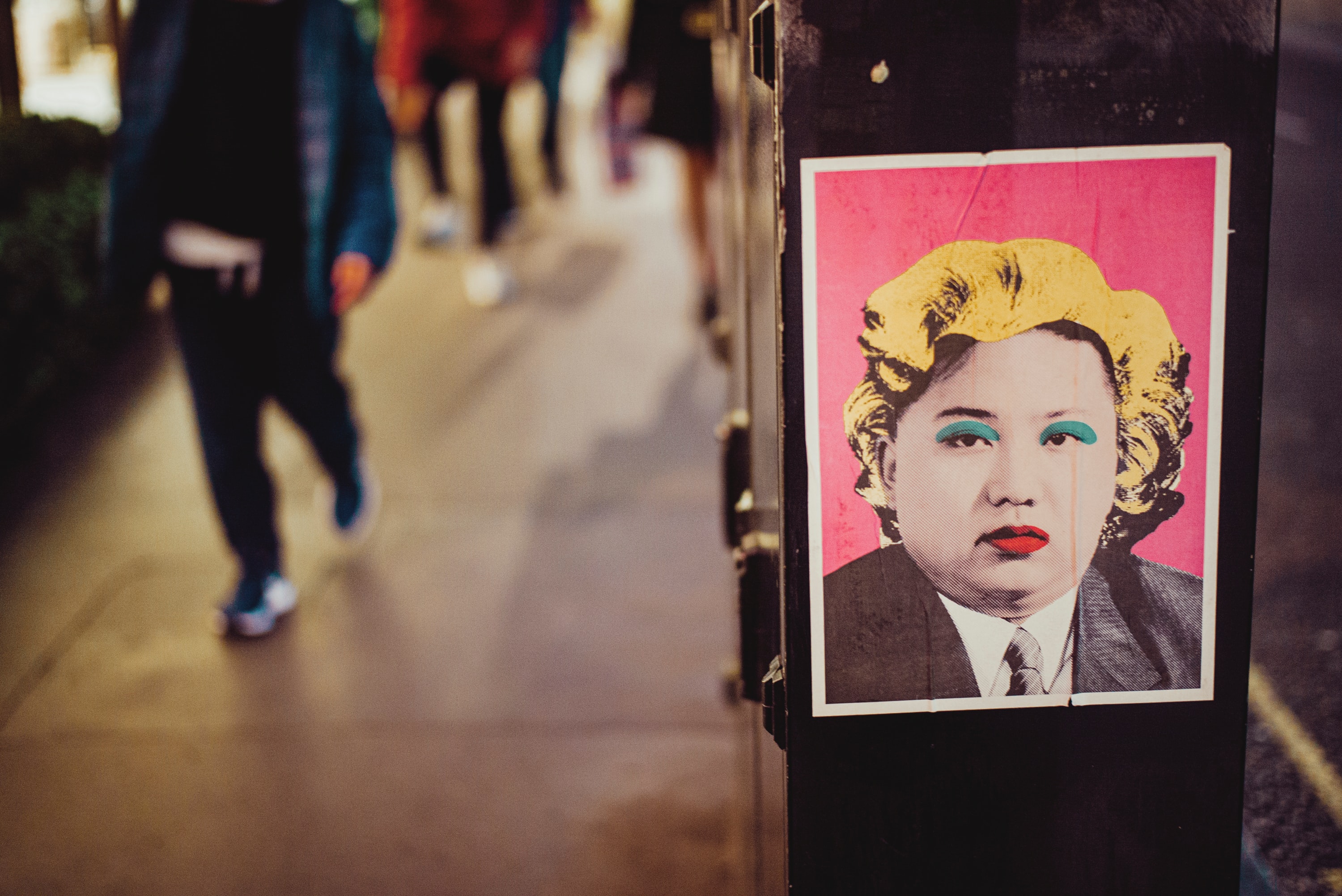 Street art can be colorful but also a critic to society.