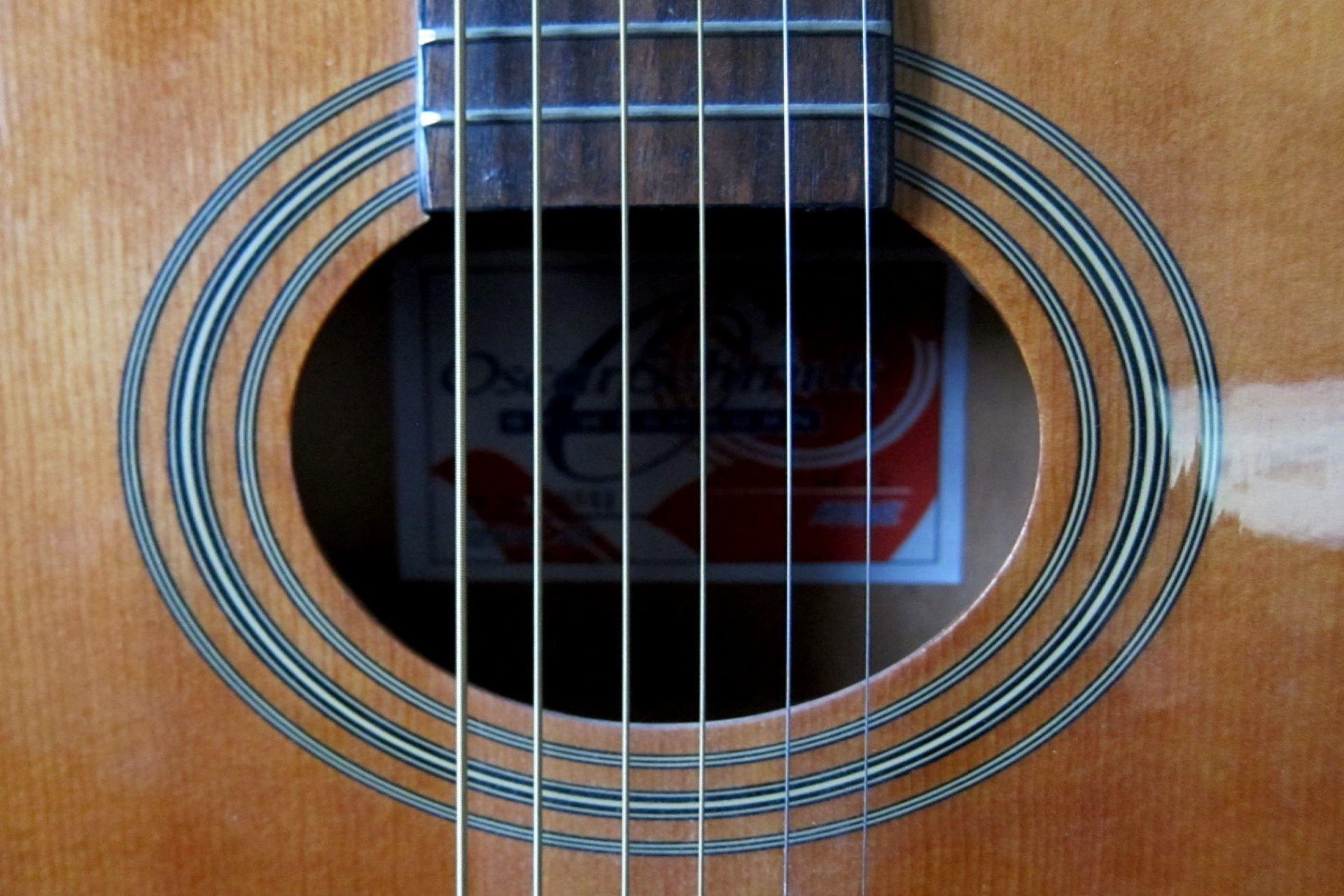 Strings of a resonator guitar