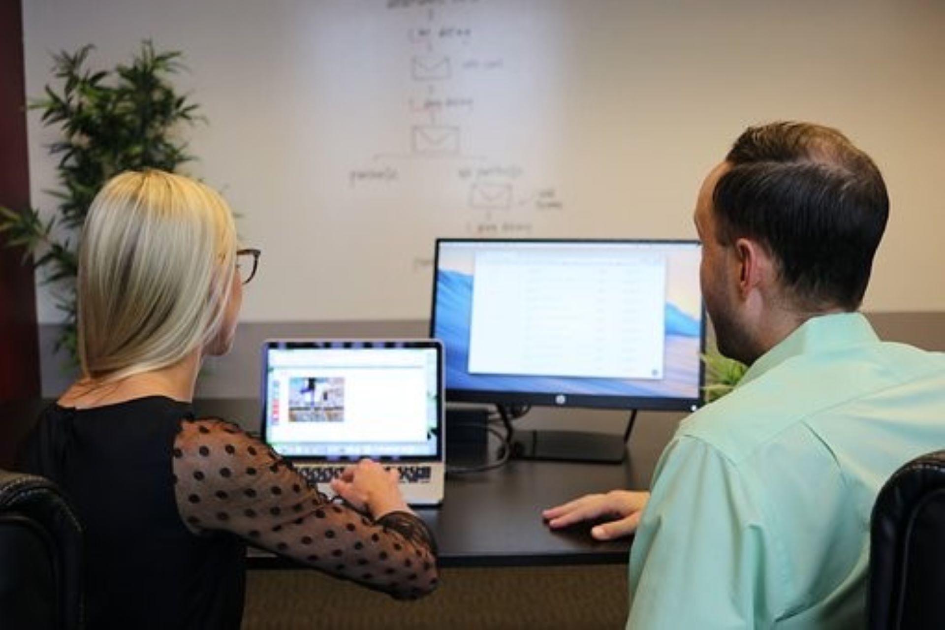 A tutor giving a private lecture to his student. 