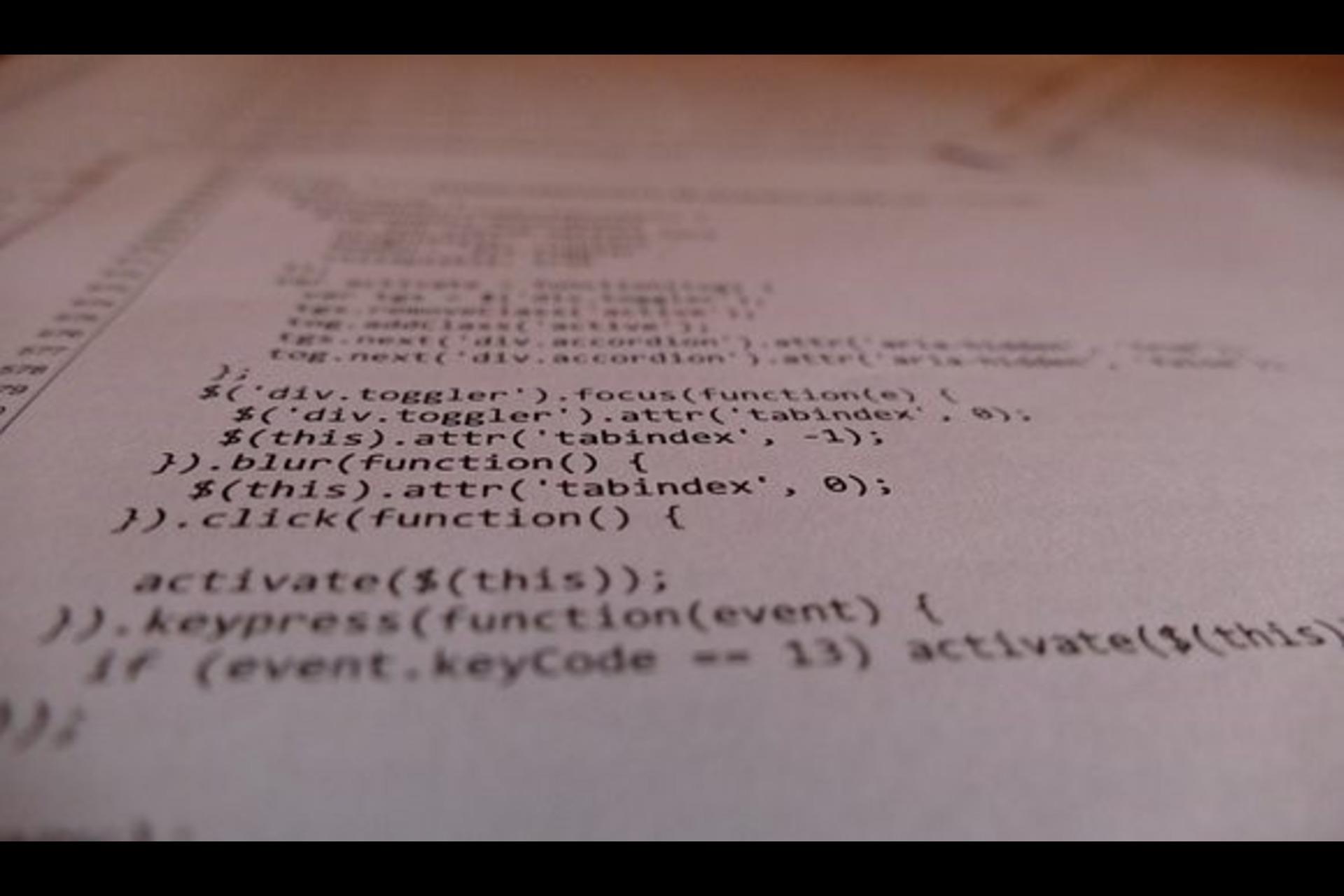 A textbook of computer programming codes.