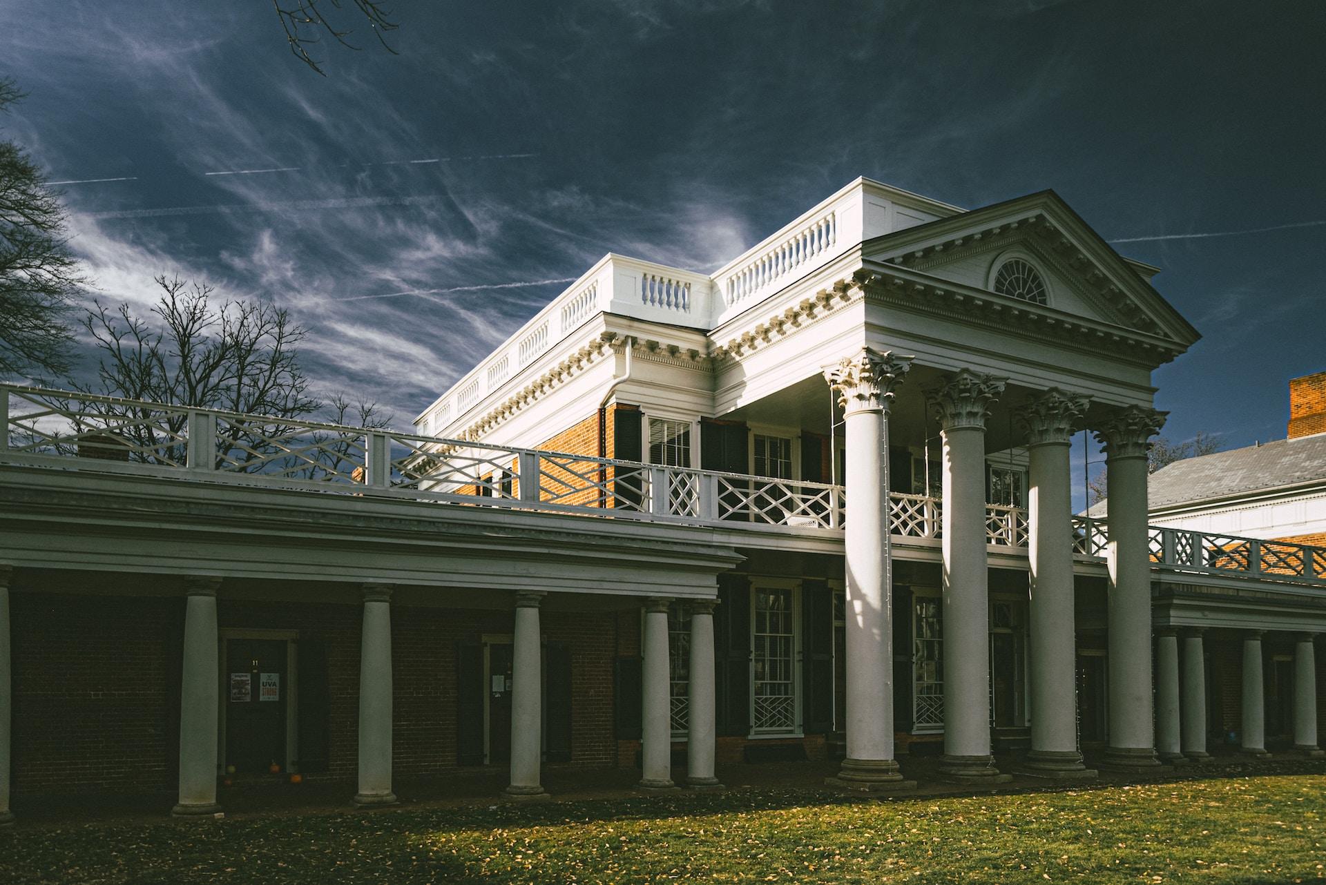 A building at the University of Virginia.