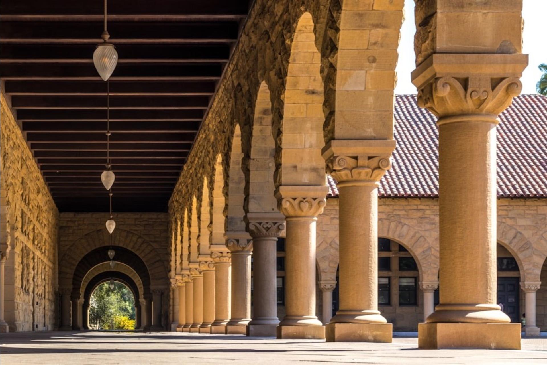 A hallway in Sandford University