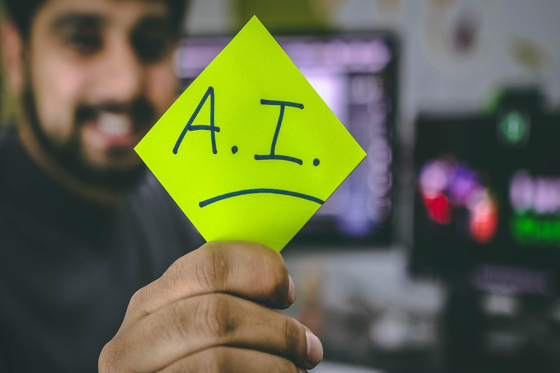 A.I written on paper