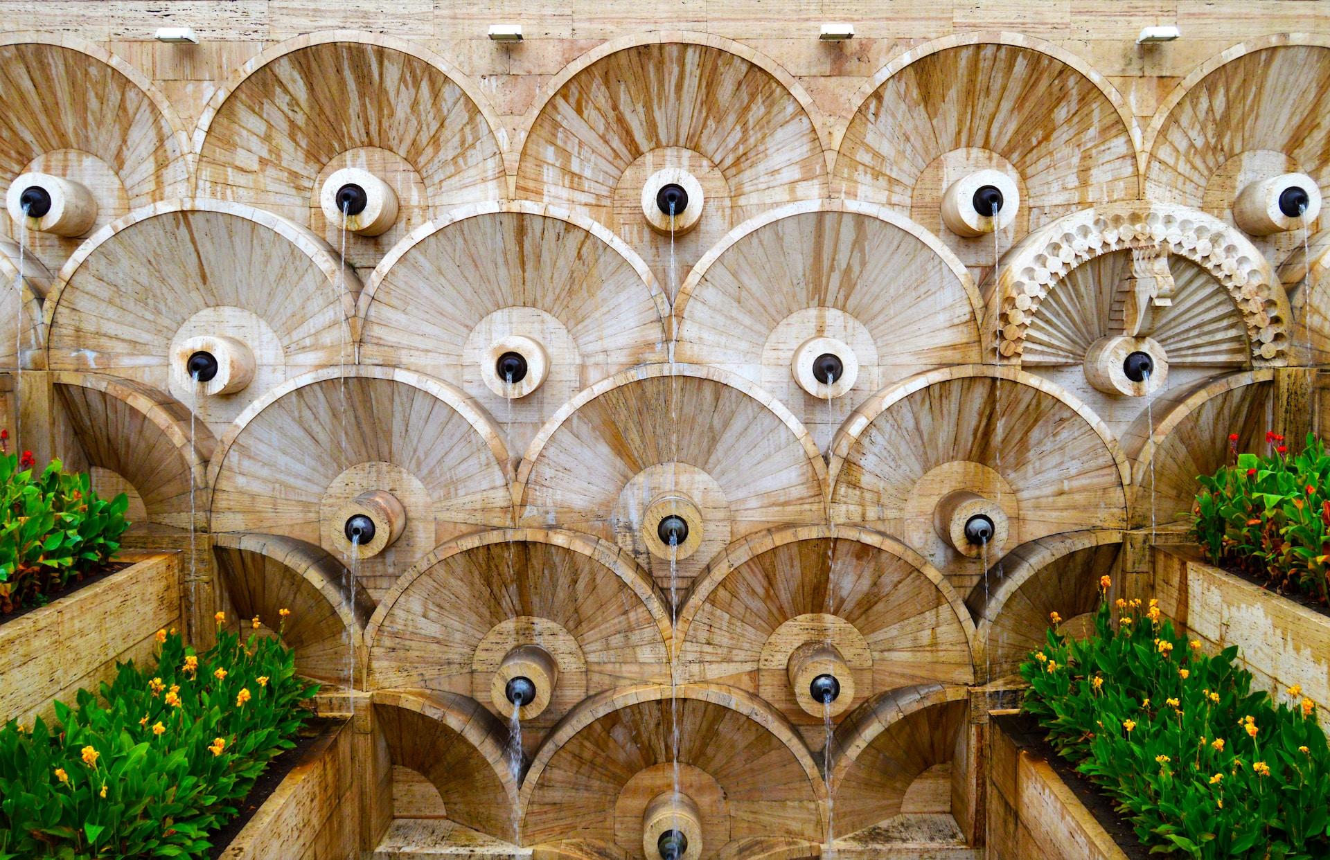 Architecture of an Armenian building.