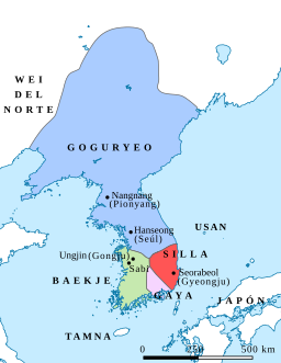 The three kingdoms map