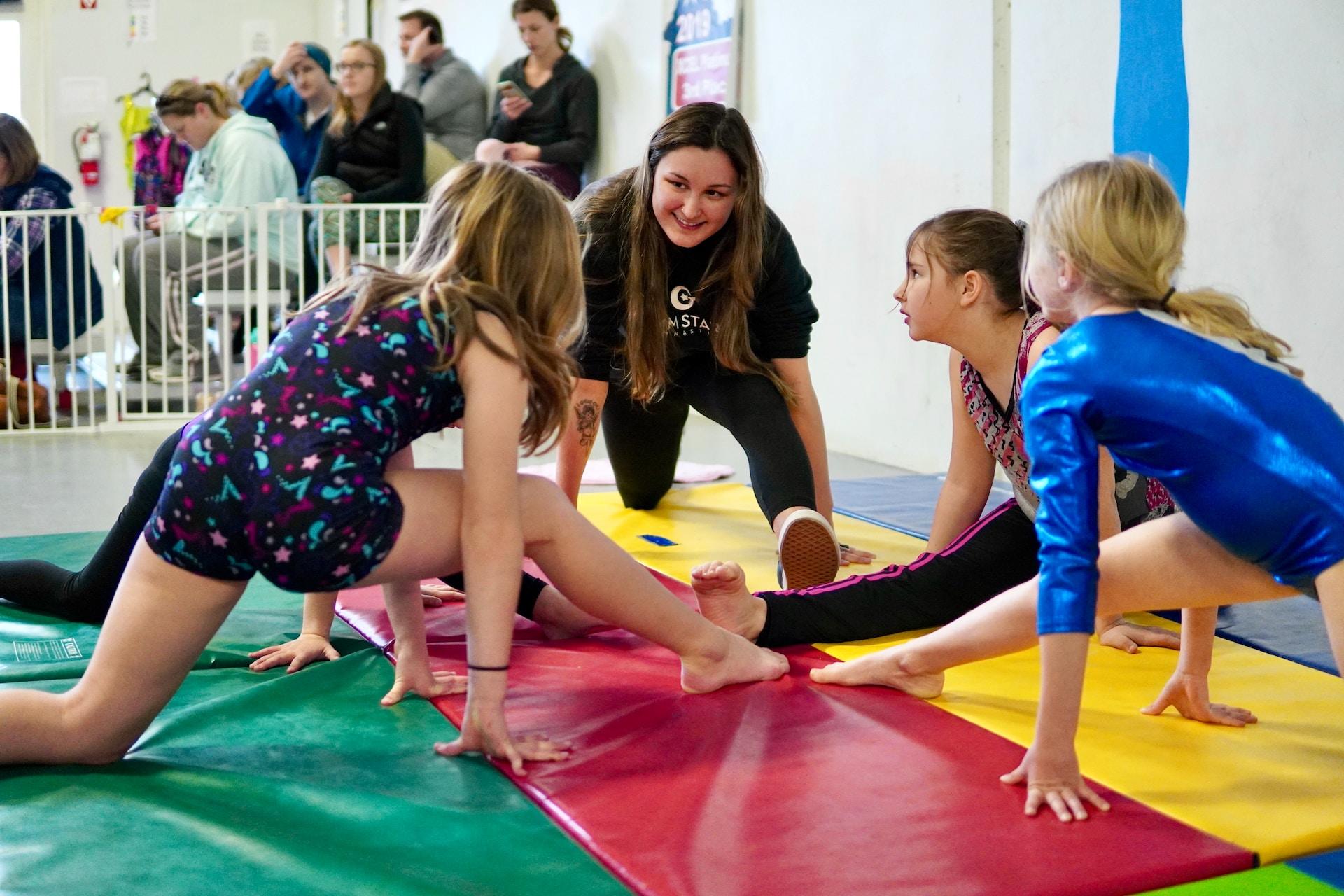 Gymnastics gyms are a great way to make friends or host various parties for children.