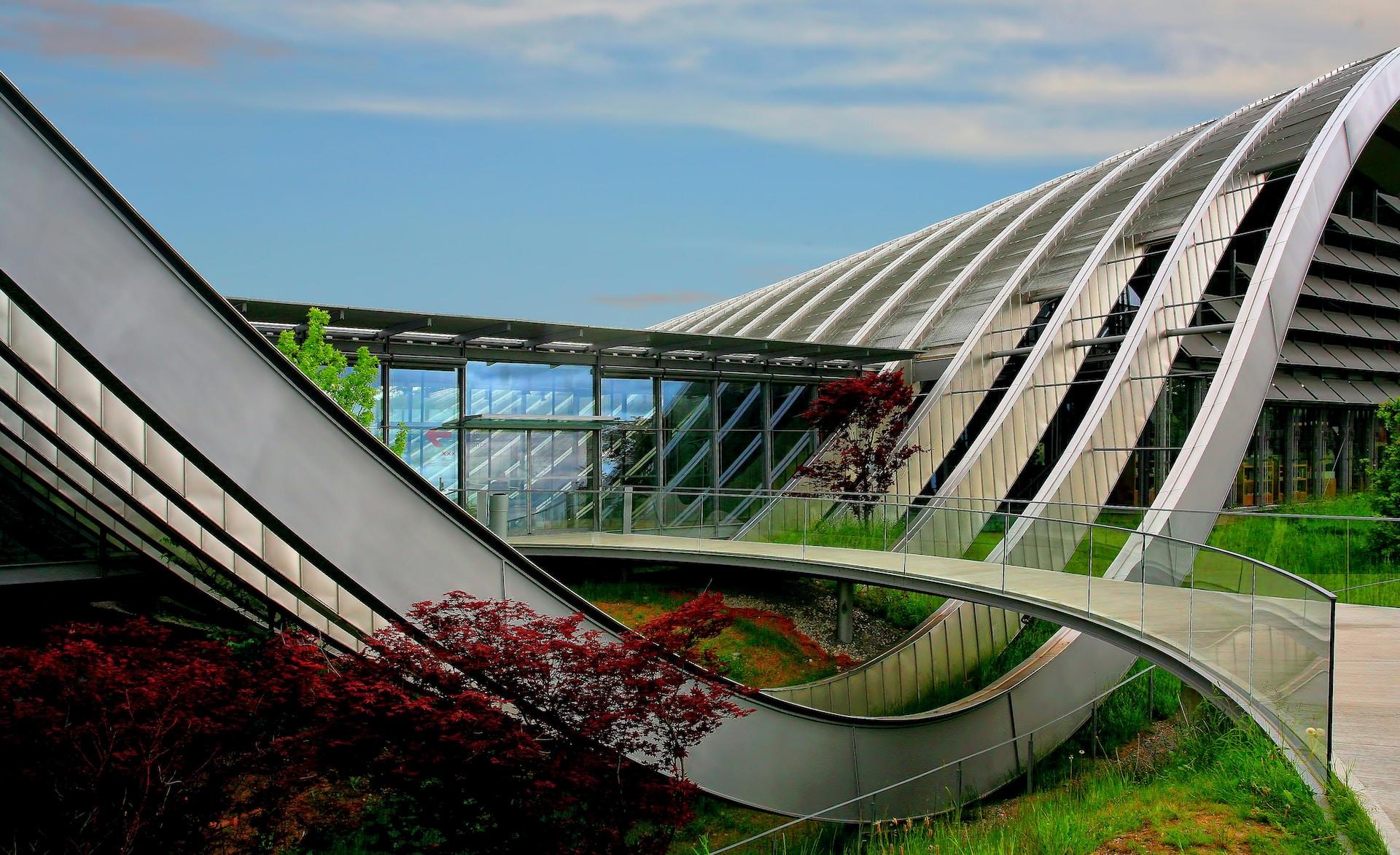 A picture of the Zentrum Paul Klee museum in Switzerland