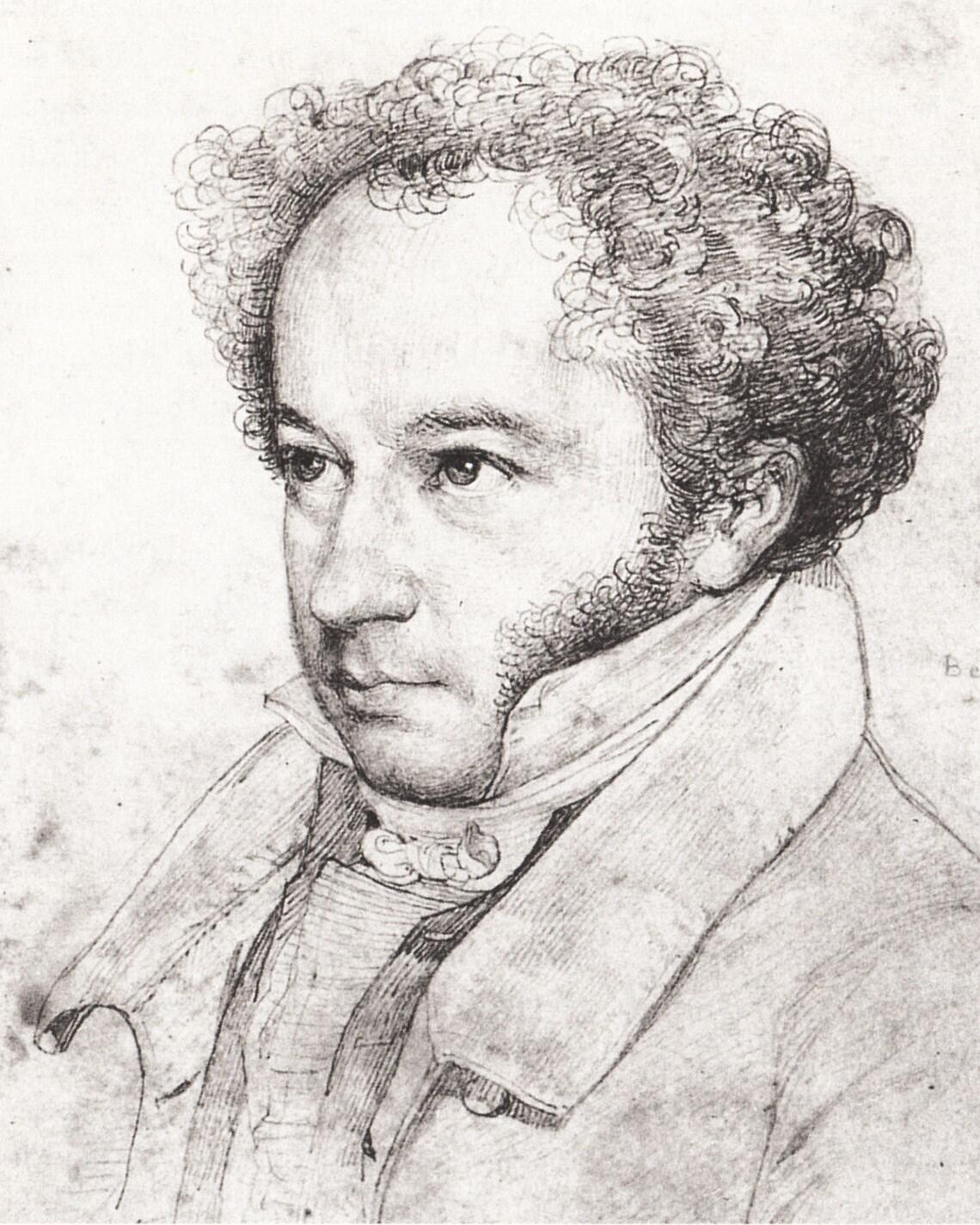 Black and white portrait of a man in formal attire with short hair looking forward.