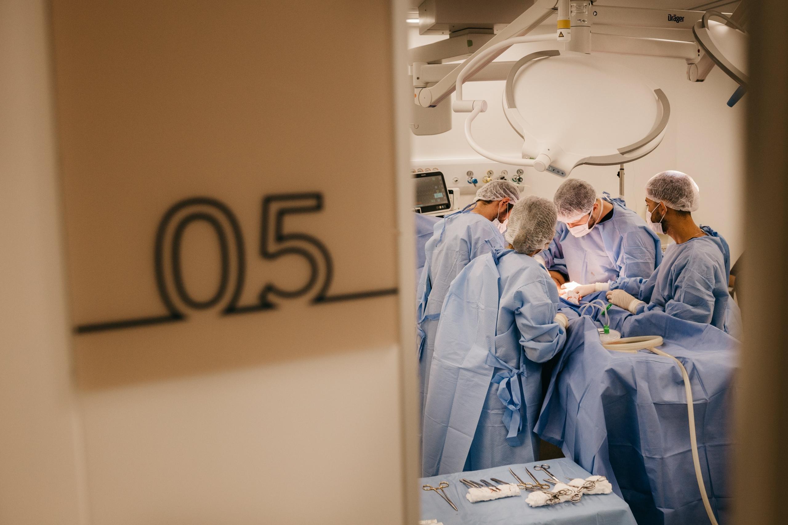 A team of nurses working together.