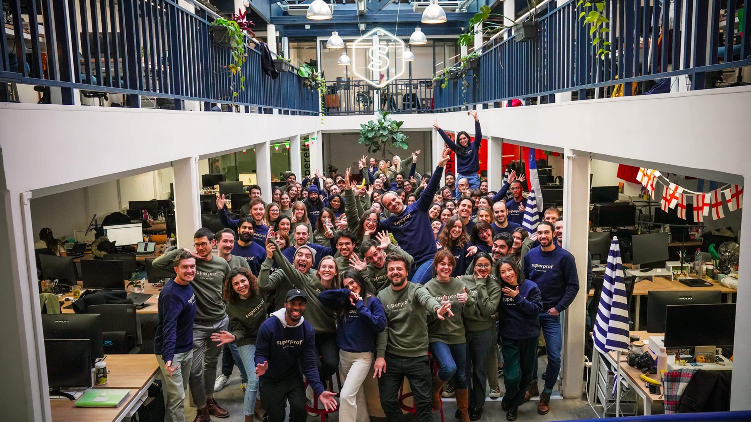 The Superprof team has grown to over 200 employees who are passionate
