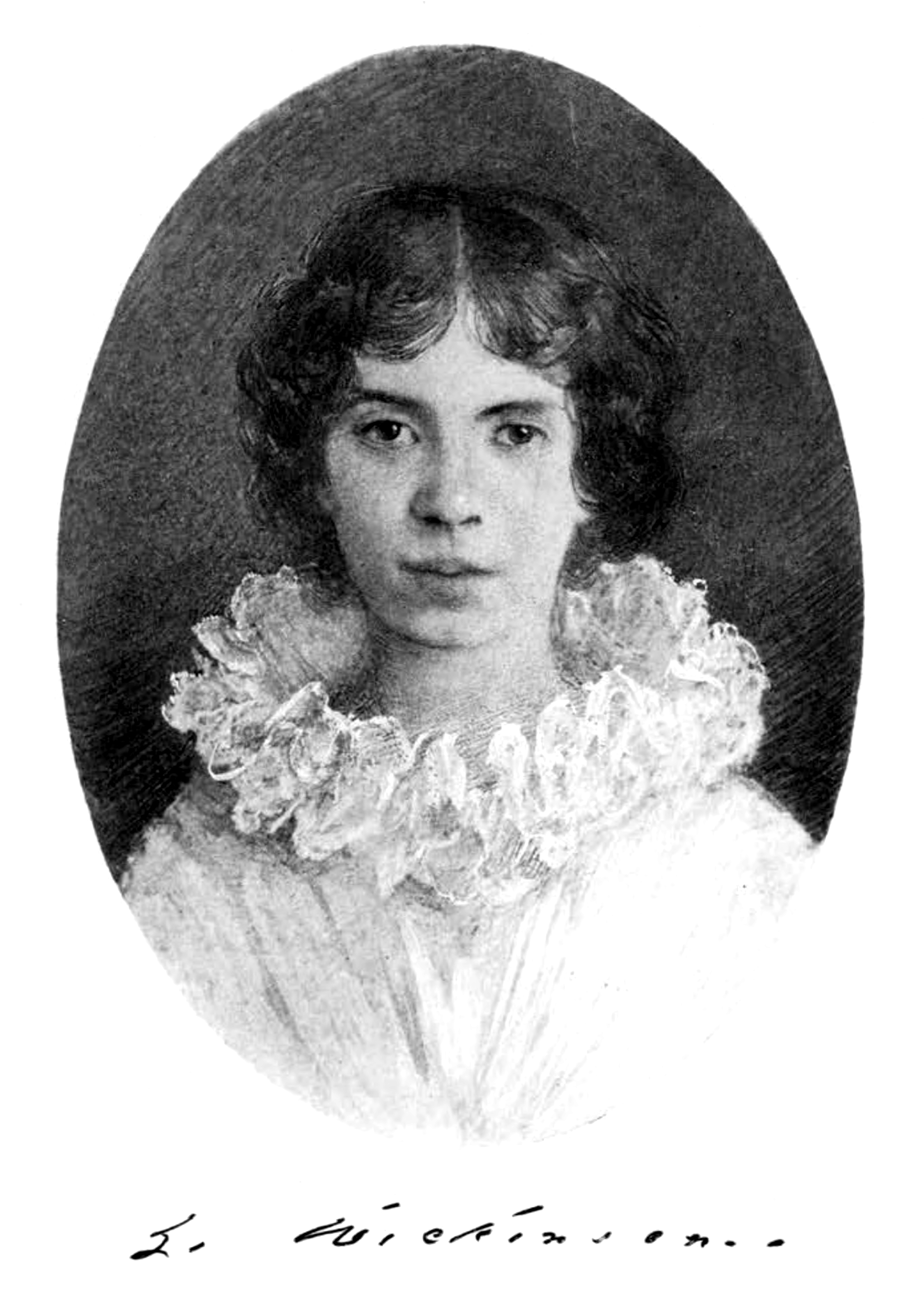 Portrait of Emily Dickinson