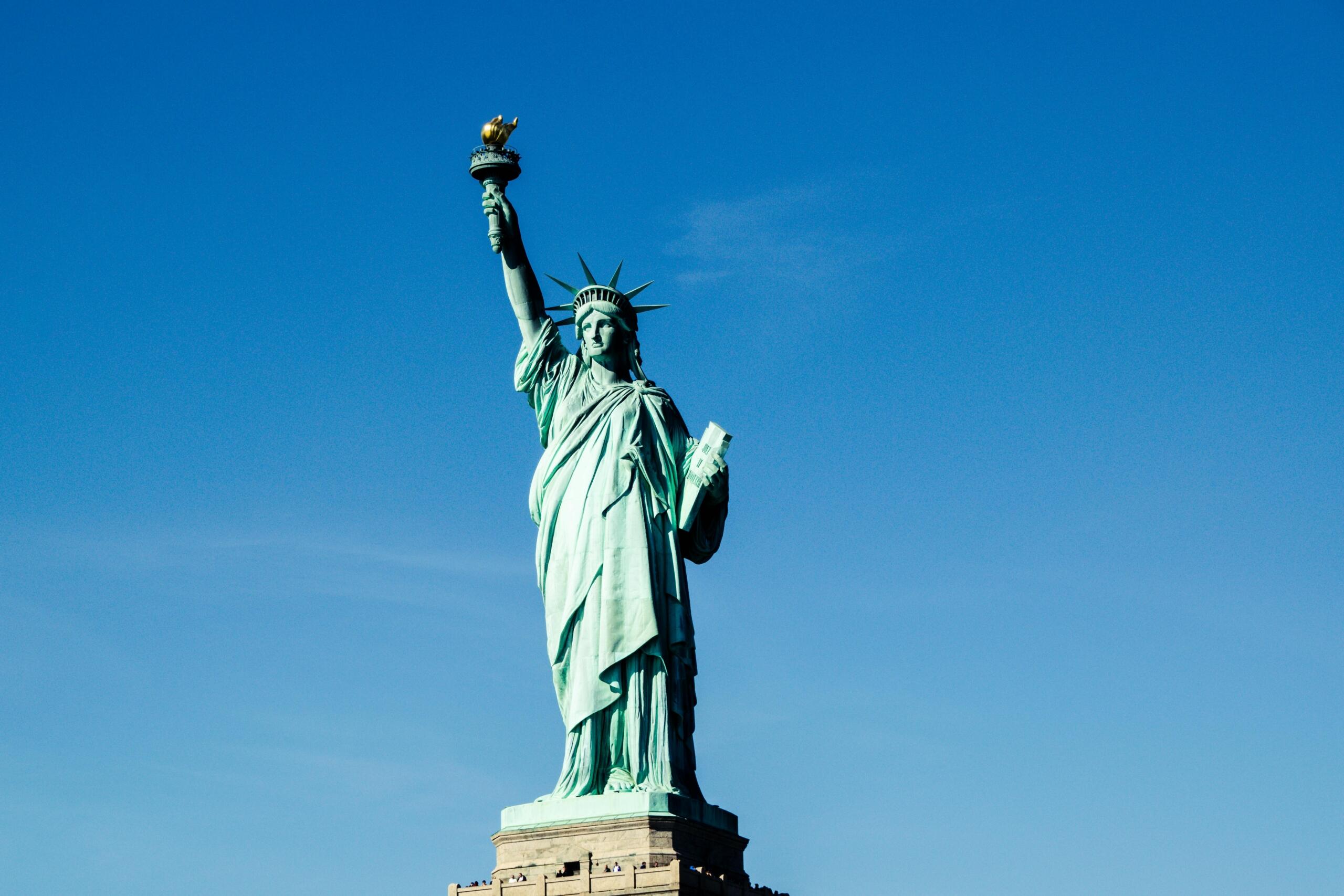 The Statue of Liberty in New York