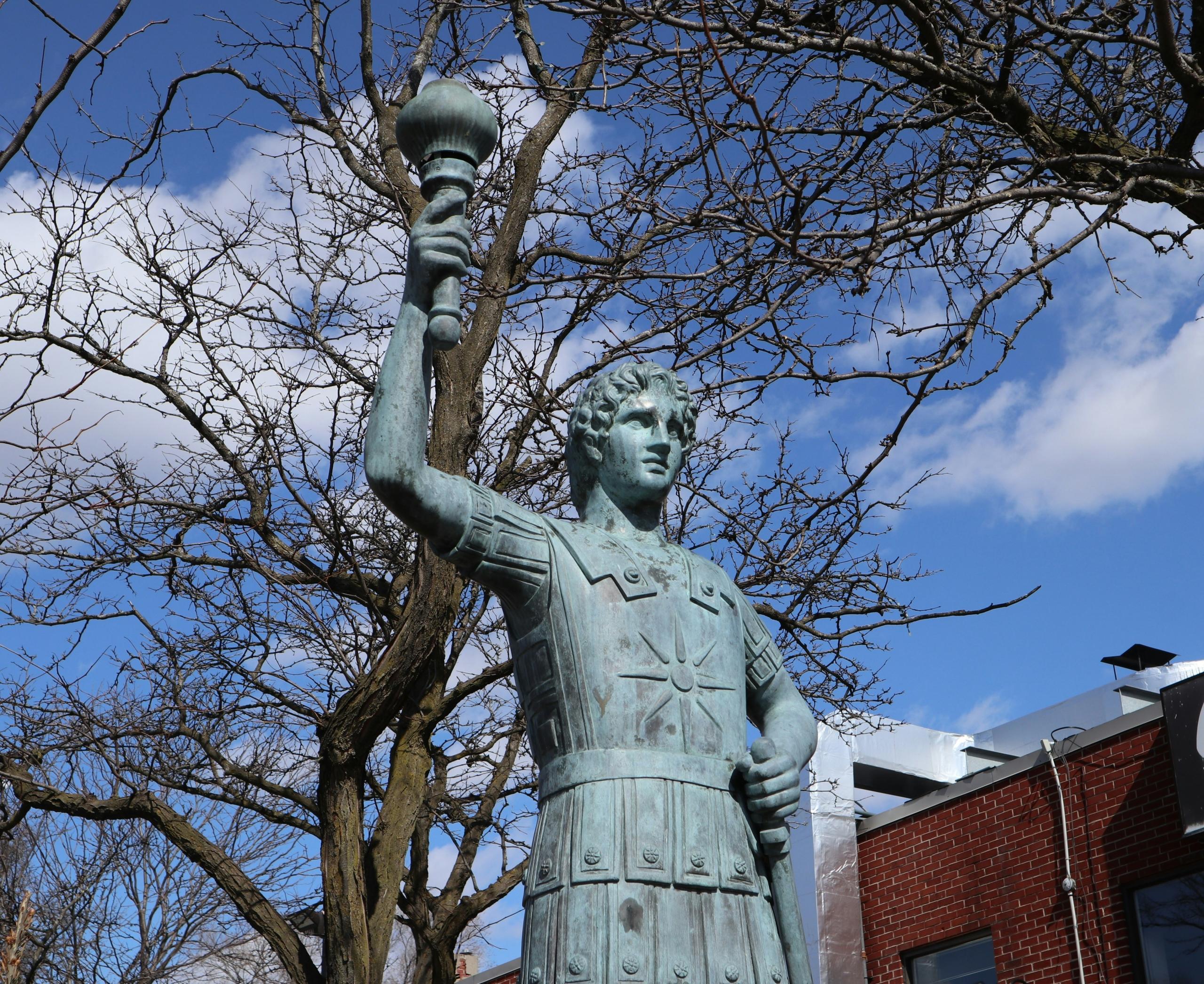 A statue of Alexander the Great