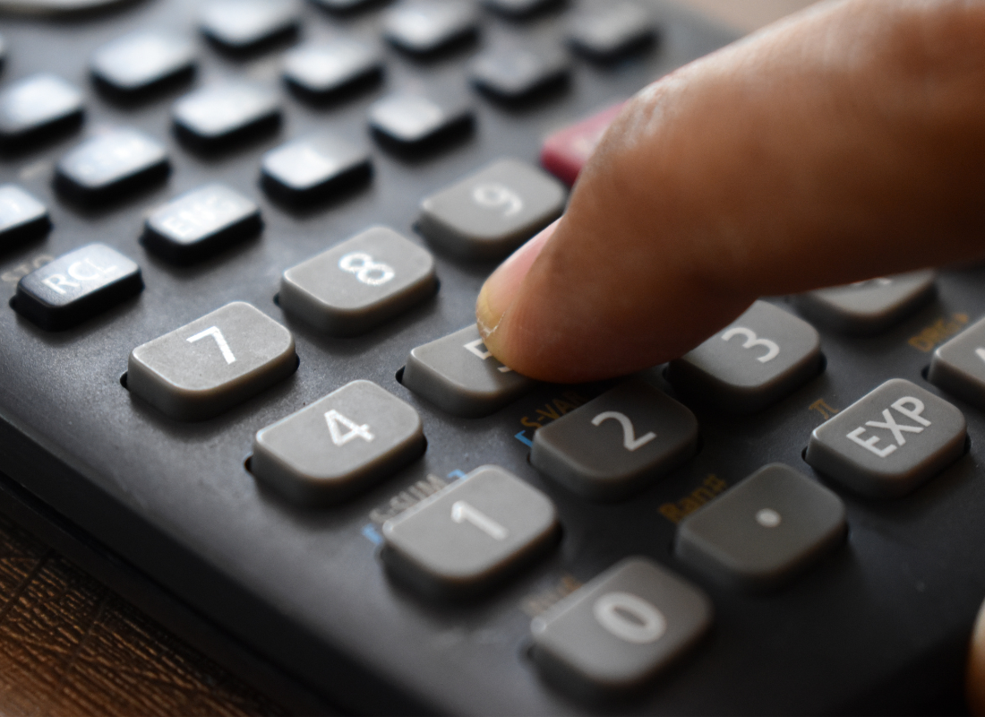 A scientific calculator