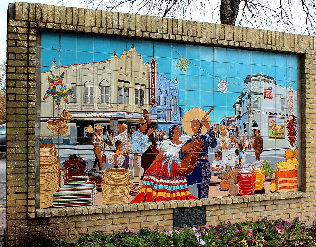 Mural in San Antonio. Find graphic design classes in San Antonio