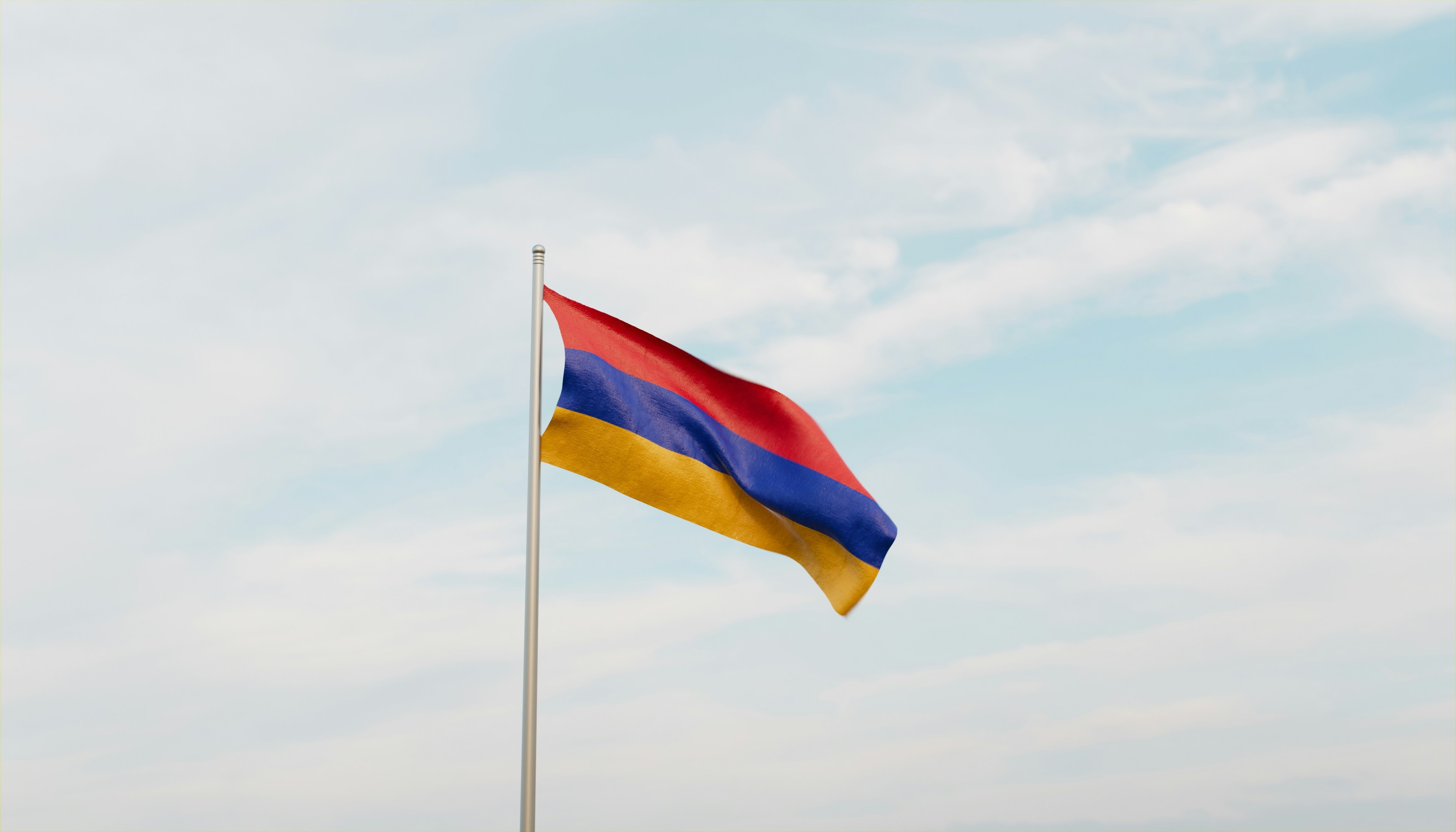 The Armenian flag