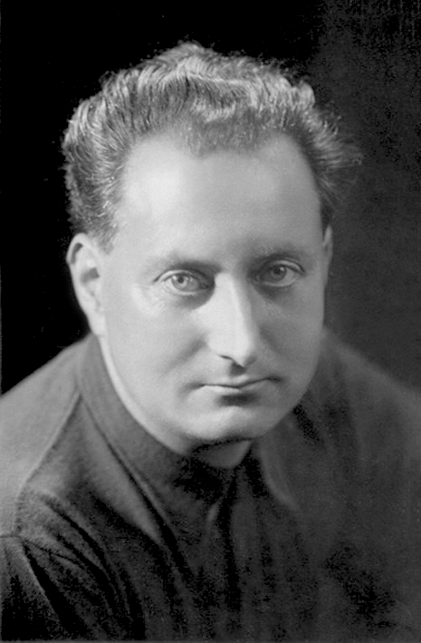 A black and white portrait photo of Jean Giono