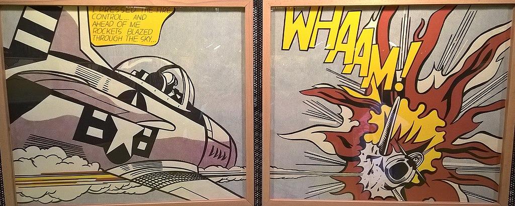 The famous WHAAM! painting by Roy Lichenstein