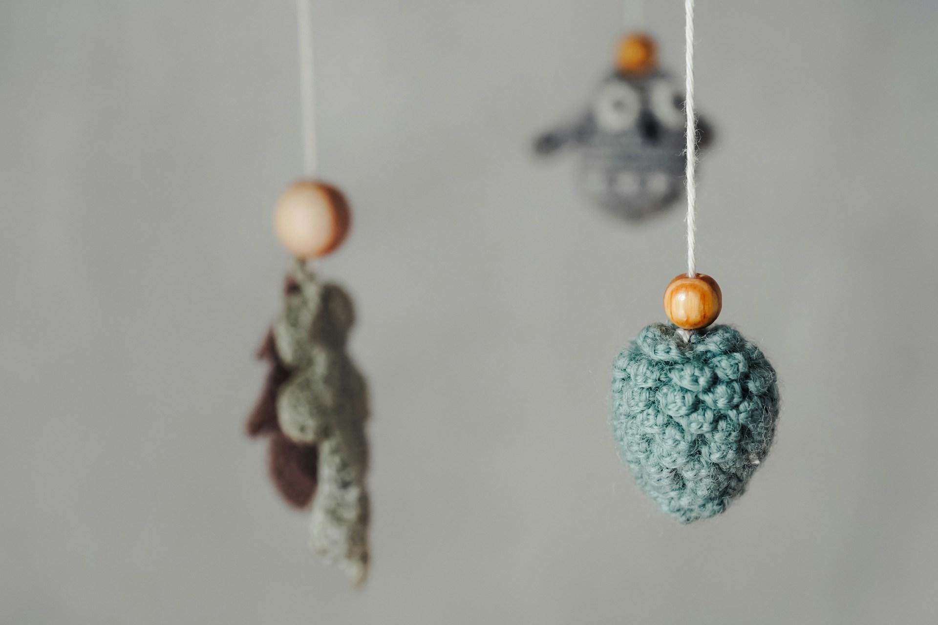 crocheted decorations