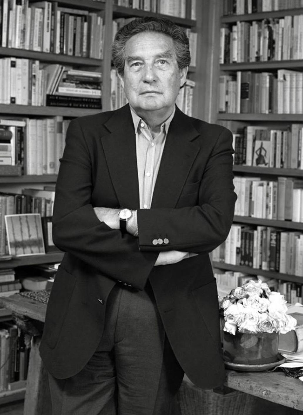 Octavio Paz in an office
