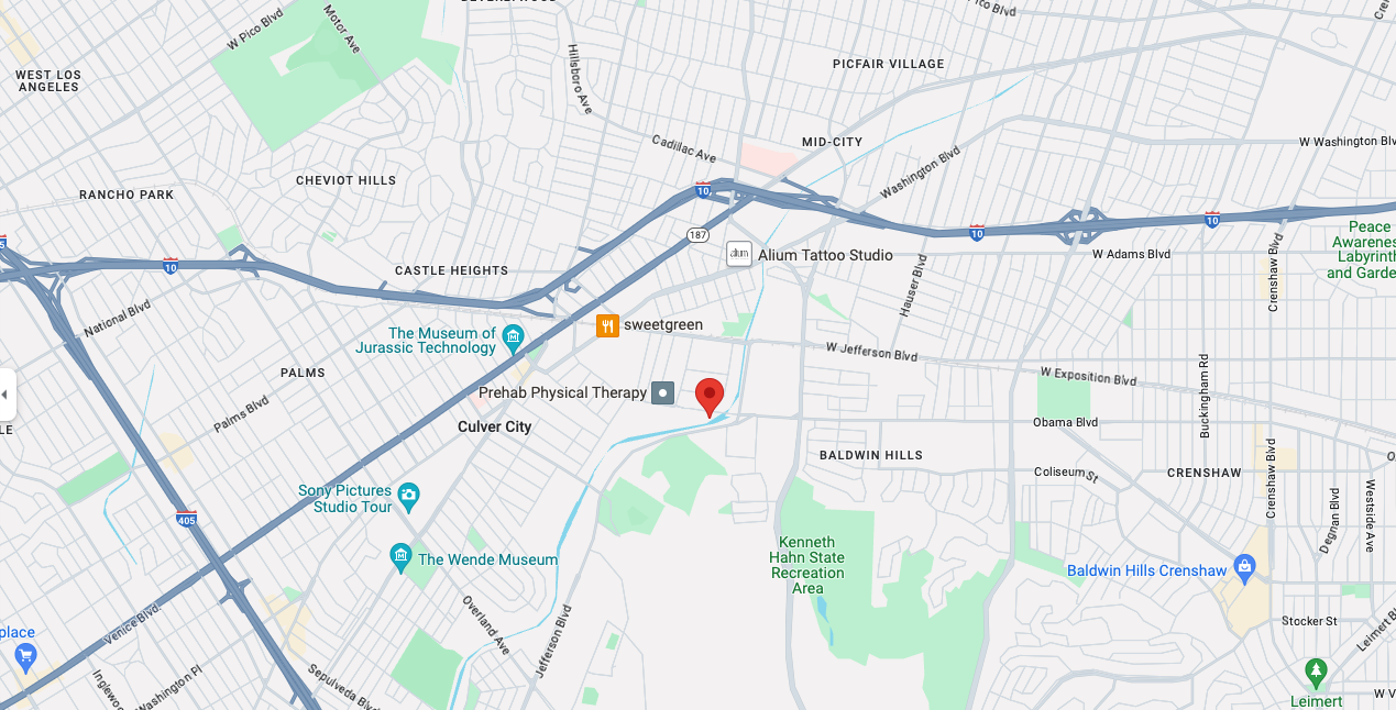 Google maps image of Los Angeles School of Gymnastics