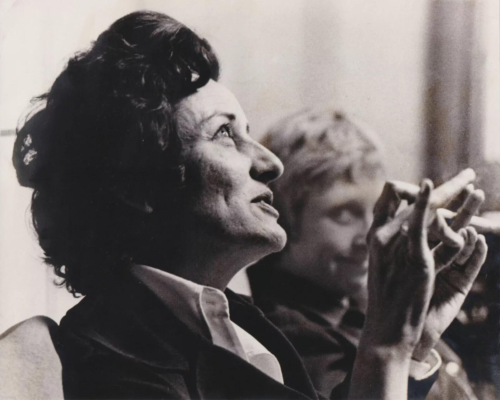 Anne Sexton is photographed in Boston early on in her career
