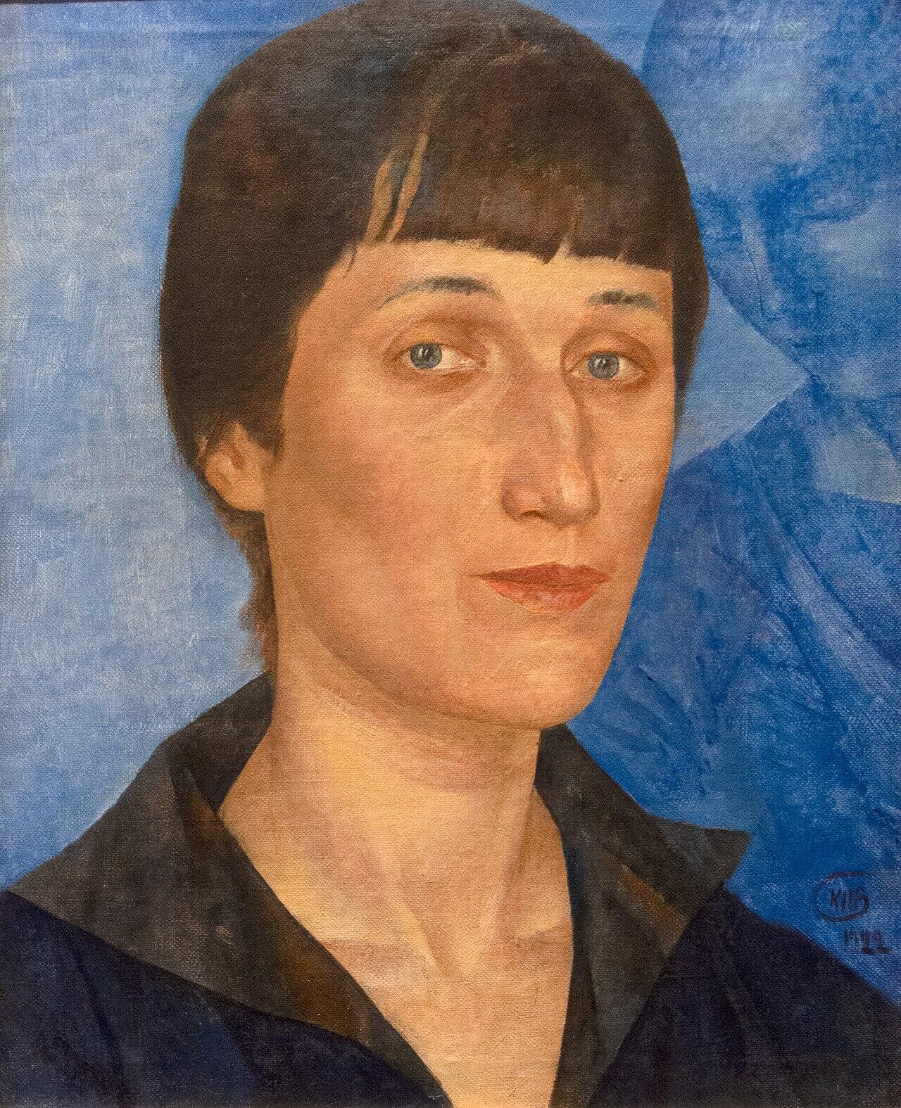 A painting of Kuzma Petrov Vodkin