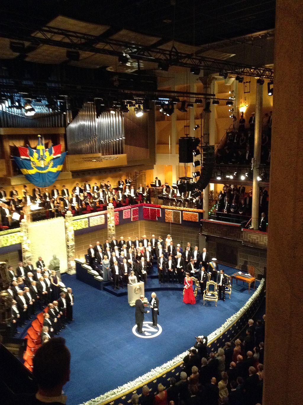 Nobel Prize ceremony for J. Rothman