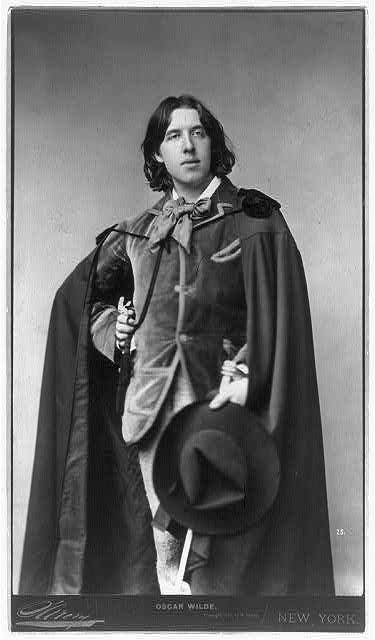A portrait of Oscar Wilde