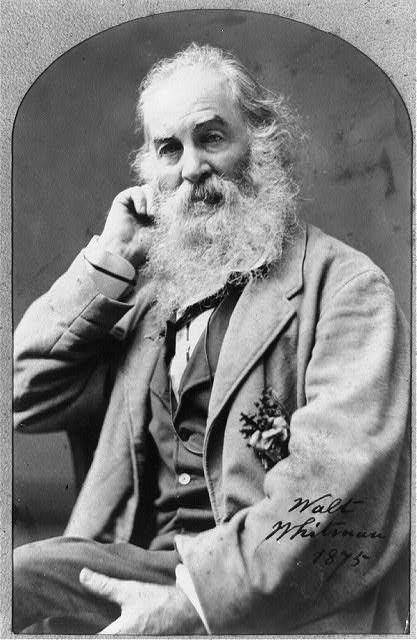 A portrait of Walt Whitman