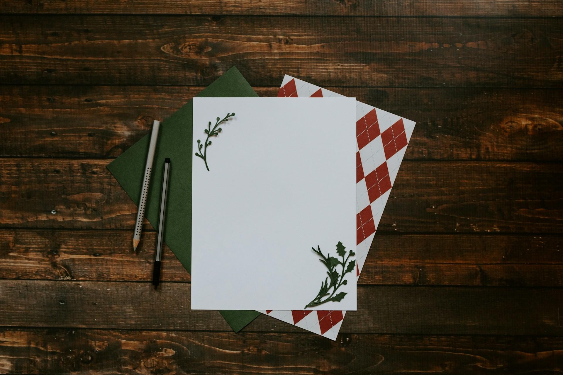 Holiday drawings.