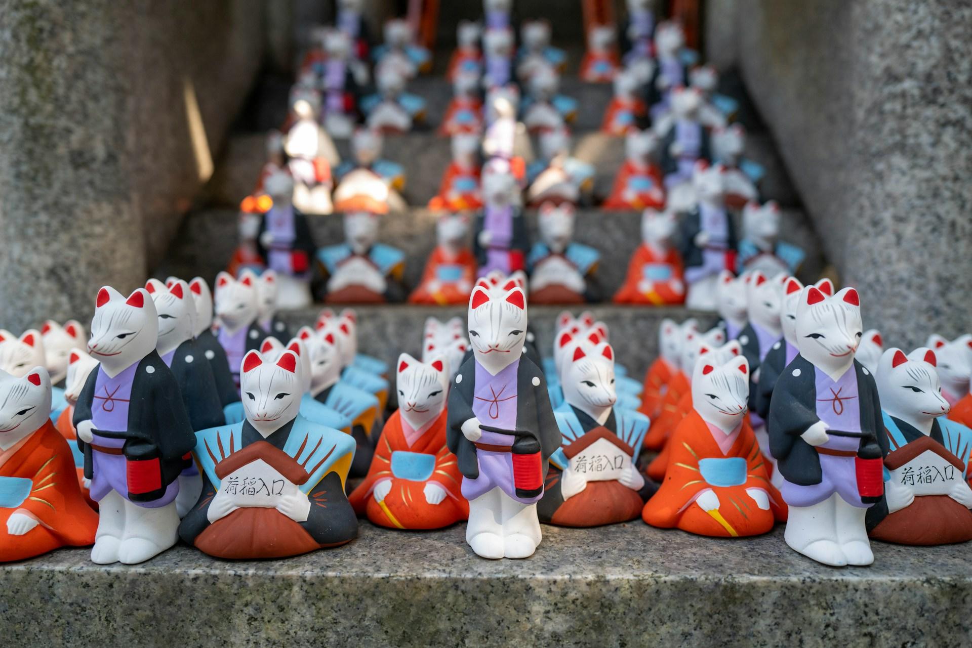 Japanese figurines.
