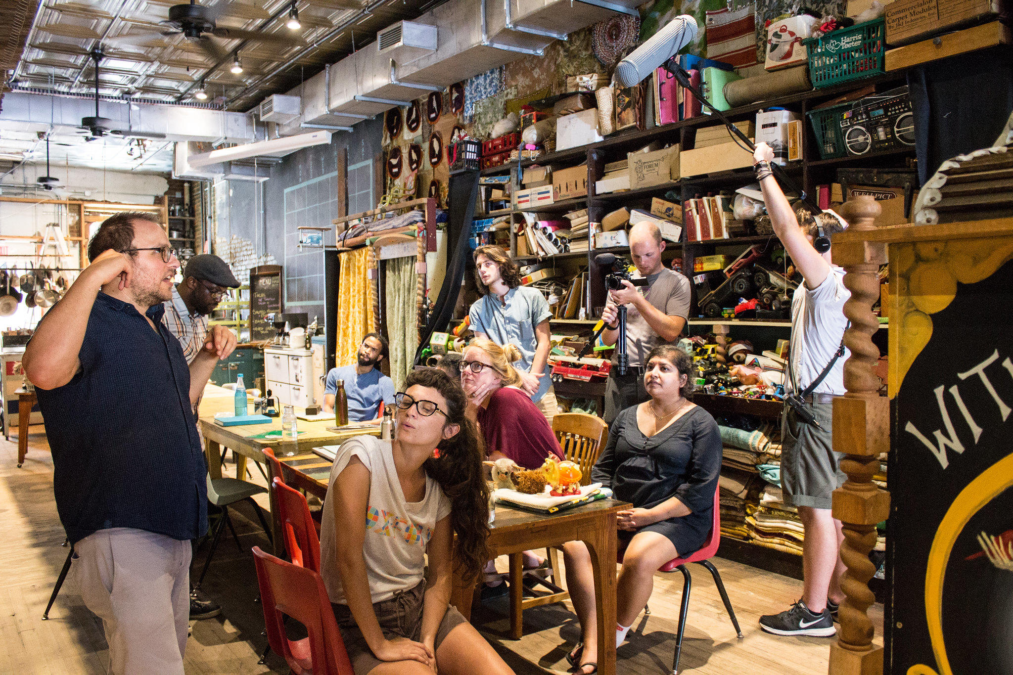 Filming ElsewhereTheMovie on UNCSA campus