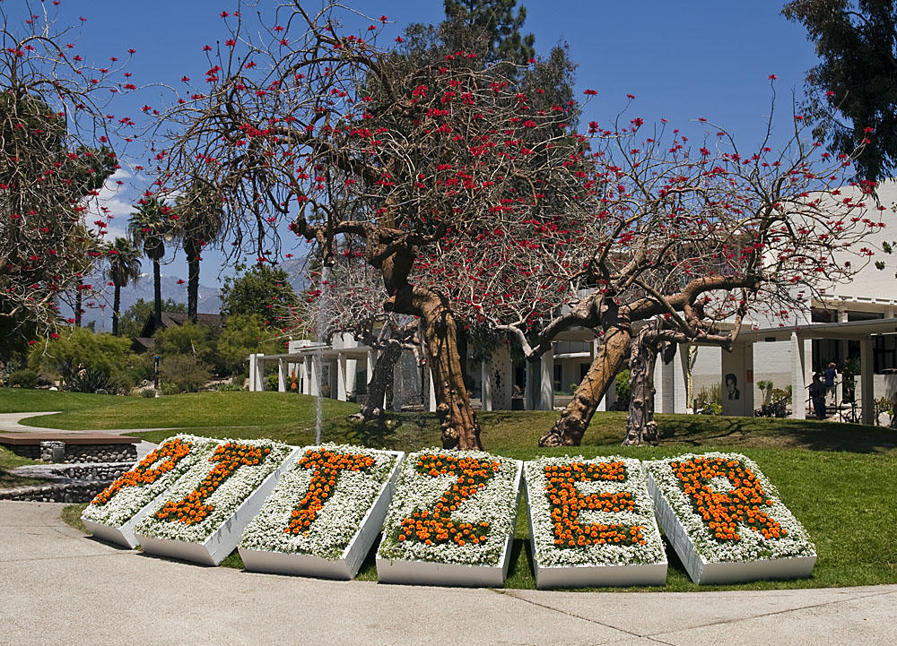 Pitzer College during graduation.