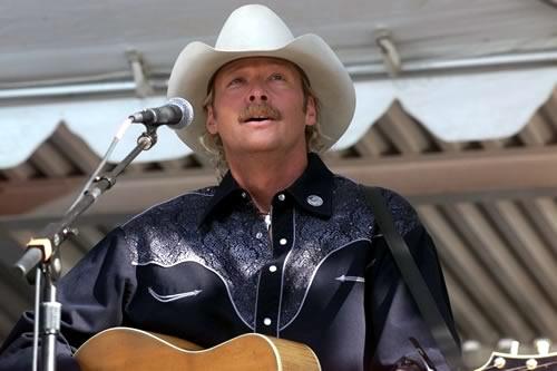 Alan Jackson performing on stage