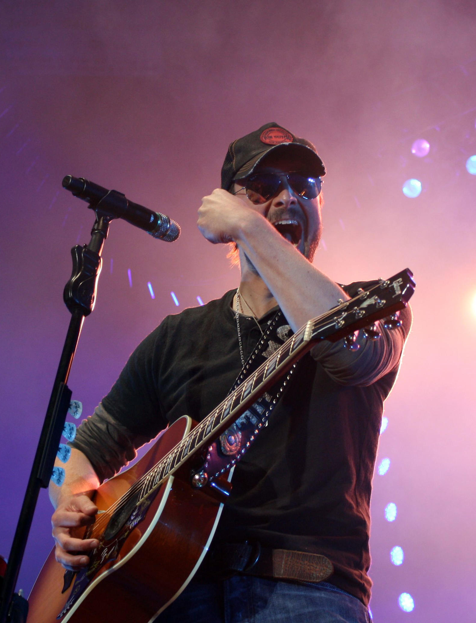 photo of Eric Church performing on stage