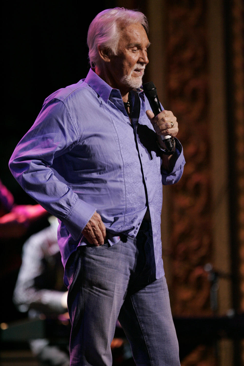 Photo of Kenny Rogers performing